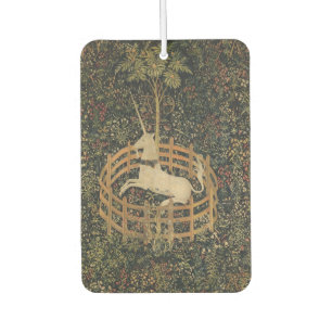 Désodorisant Pour Voiture La Licorne en Captivité, Tapisserie Médiévale
