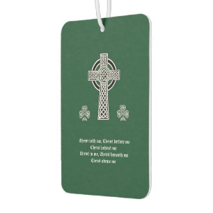 Désodorisant Pour Voiture La Lorica de la prière Saint Patrick (courte)