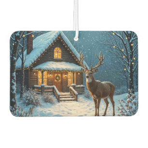 Désodorisant Pour Voiture La visite de Noël enneigée de Big Buck