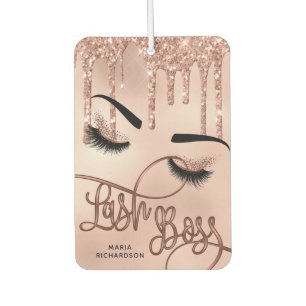 Désodorisant Pour Voiture lash patron maquillage artiste girly parties scint