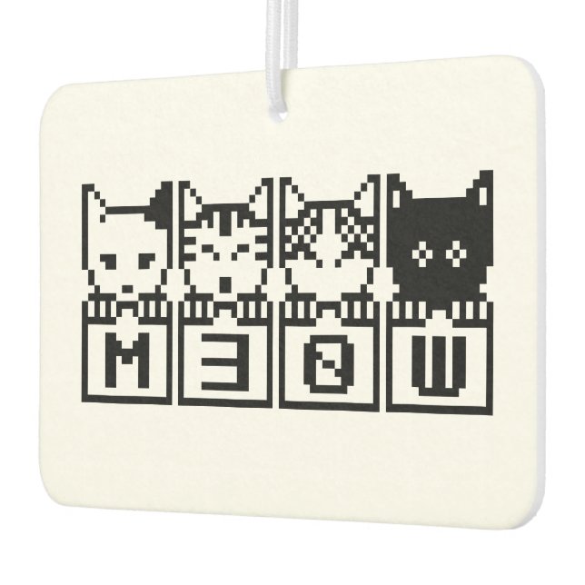 DÉSODORISANT POUR VOITURE LE CHATS M30W 8 BITS (Gauche)