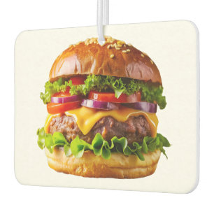 Désodorisant Pour Voiture le cheeseburger appétissant de SlipperyJoe crousti