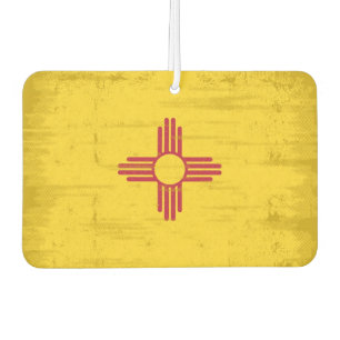 Désodorisant Pour Voiture Le drapeau du Nouveau-Mexique gronge. Drapeau du N
