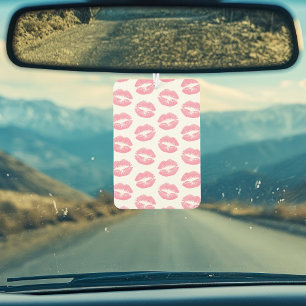 Désodorisant Pour Voiture Lèvres Roses, Motif De Lèvres, Rouge Rose, Baiser