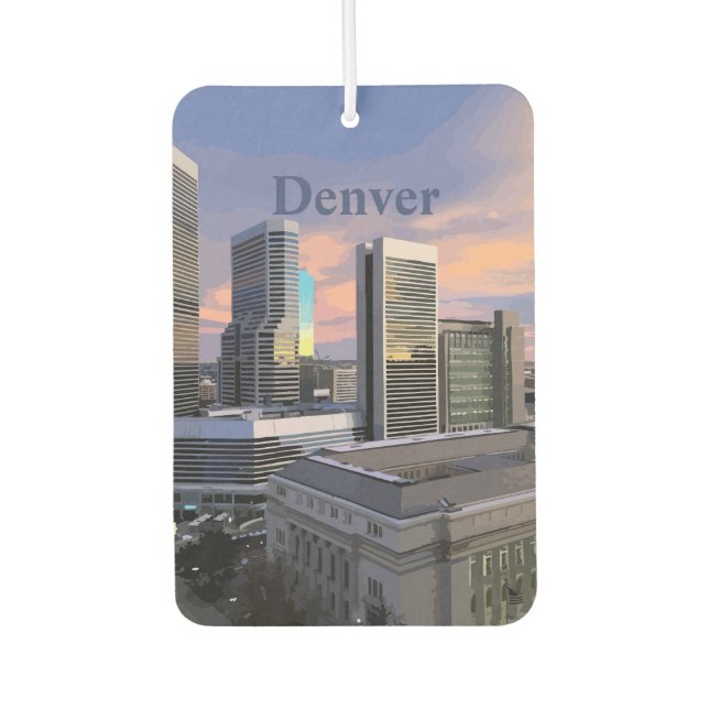 Désodorisant Pour Voiture L'horizon de Denver (Devant)