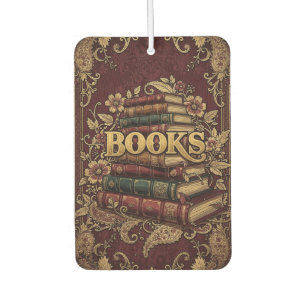 Désodorisant Pour Voiture Livres Amoureux des Livres Écrivains Lecteurs Bibl