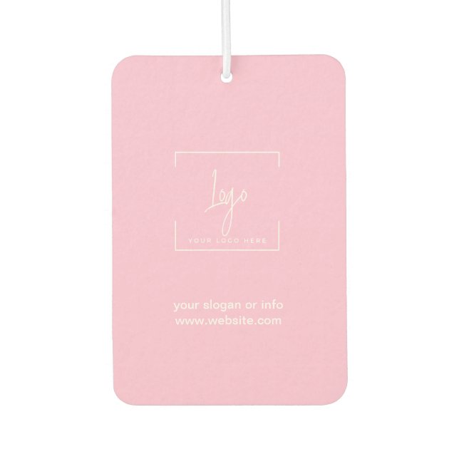 Désodorisant Pour Voiture Logo élégant Voiture rose (Devant)