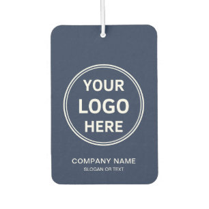 Désodorisant Pour Voiture Logo Moderne Entreprise Bleu Marine