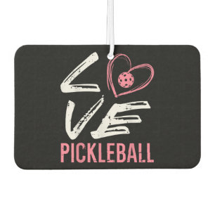 Désodorisant Pour Voiture Love Pickleball Coeur Pickle Ball Femmes Filles En