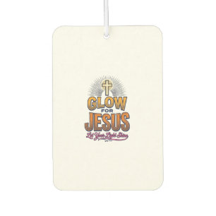 Désodorisant Pour Voiture Luira pour Jésus Laissez Votre Lumière Briller Chr