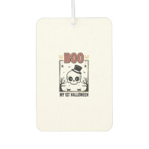 Désodorisant Pour Voiture Ma chemise de gravure vintage crâne de bébé Hallow