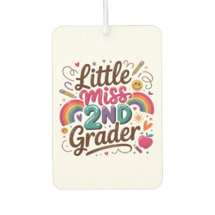 Désodorisant Pour Voiture Mademoiselle CE1 Premier Jour de Cours Élémentaire