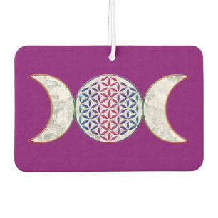 Désodorisant Pour Voiture Magie Triple Moon - Spirit Flower Of Life 2