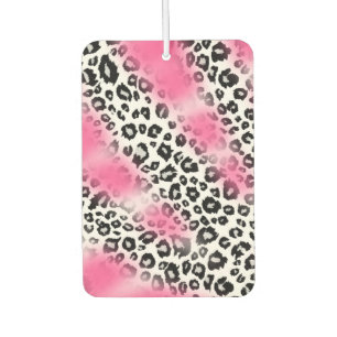 Désodorisant Pour Voiture Maillon de léopard rose et de neige