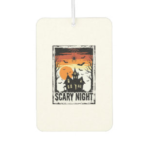 Désodorisant Pour Voiture Maison Hantée Nuit Effrayante Chemise Halloween Vi