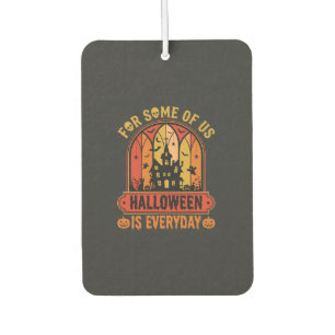 Désodorisant Pour Voiture Maison Hantée Retro Halloween au Quotidien
