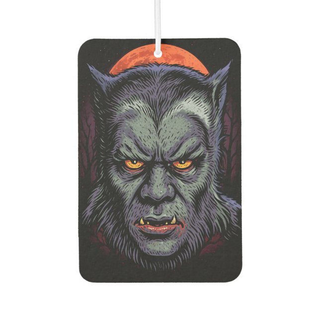 Désodorisant Pour Voiture Malédiction du loup-garou (Devant)