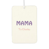Mama mères heureuses rétro violet ajouter nom text