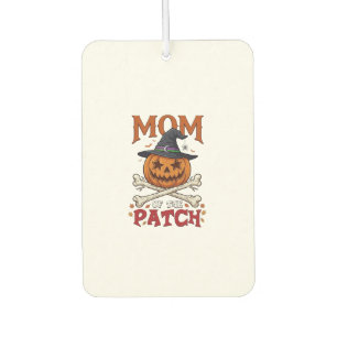 Désodorisant Pour Voiture Maman Patch Citrouille d'Halloween Chapeau de Sorc