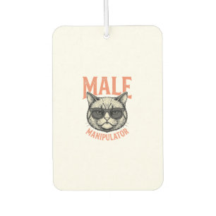 Désodorisant Pour Voiture Manipulateur Masculin Lunettes de Soleil Chat Drôl