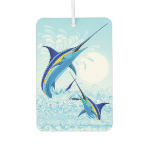 Désodorisant Pour Voiture Marlin Bleu Jaillissant de l'Océan