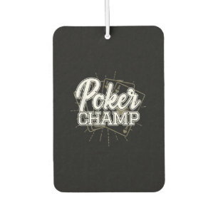 Désodorisant Pour Voiture Meilleur Jeu de cartes de Poker Joueur de Poker
