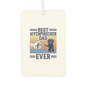 Désodorisant Pour Voiture Meilleur Papa Affenpinscher Ever Chemise Vintage C