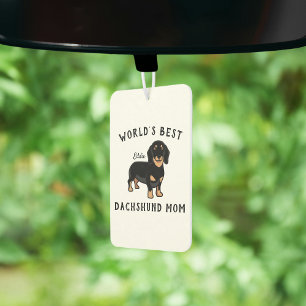 Désodorisant Pour Voiture Meilleure Maman de Dachshund au Monde Nom de Chien