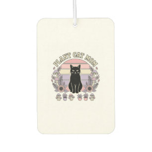 Désodorisant Pour Voiture Mère Chat Plante Chat Plantes Cottagecore Vintage