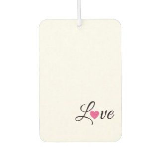 Désodorisant Pour Voiture Minimal Dotted Heart Design