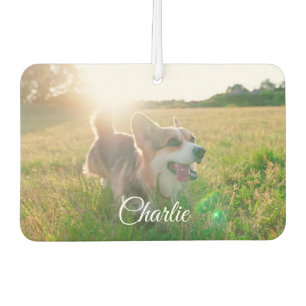 Désodorisant Pour Voiture Modèle de photo de compagnie personnalisable & Tex