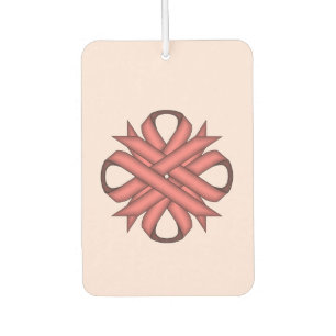 Désodorisant Pour Voiture Modèle de ruban de fermeture rose