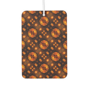 Désodorisant Pour Voiture Moderne élégante abstraction bohème dorée motif ar