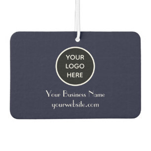 Désodorisant Pour Voiture Moderne minimaliste Marine bleu logo personnalisé 