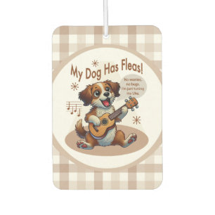 Désodorisant Pour Voiture Mon Chien A Fleas Ukulele Tuning Chanson