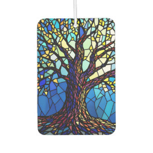 Désodorisant Pour Voiture Mosaïque de verre brisé Arbre de Vie