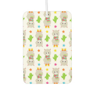 Désodorisant Pour Voiture Motif De Llamas, Cute Llamas, Alpacas, Cactus