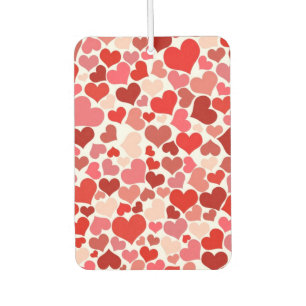 Désodorisant Pour Voiture Motif Des Coeurs, Coeurs Rouges, Amour