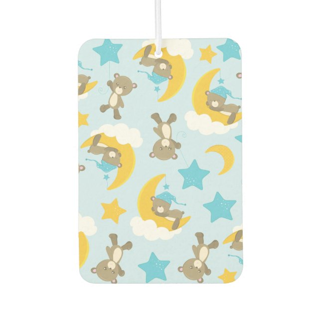 Désodorisant Pour Voiture Motif D'Ours, Mignonnes Ours, Nounours, Étoiles (Devant)