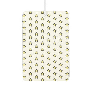 Désodorisant Pour Voiture Motif Étoile Jaune Minimaliste Mignon
