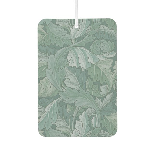 Désodorisant Pour Voiture Motif feuille d'acanthe bleu sarcelle de William M (Devant)
