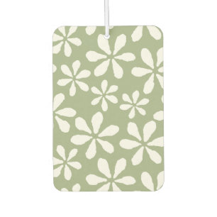 Désodorisant Pour Voiture Motif floral moderne chic vert sauge féminin flora
