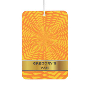 Désodorisant Pour Voiture Motif géométrique Abstrait de type Sun et nom pers