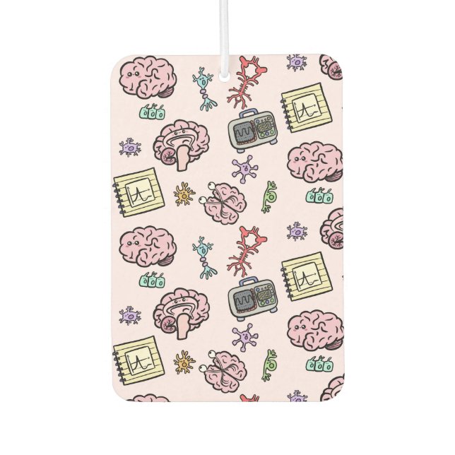 Désodorisant Pour Voiture Motif Neuroscience mignon (Devant)