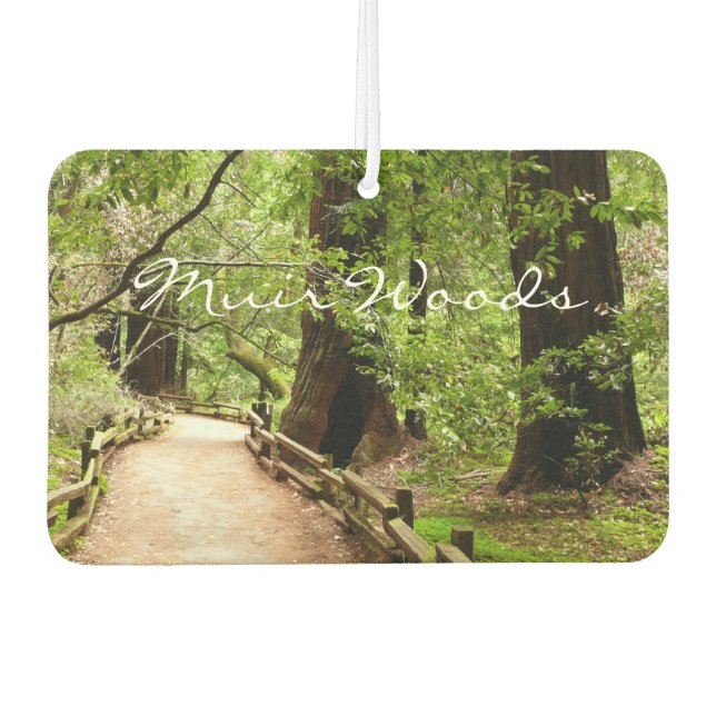 Désodorisant Pour Voiture Muir Woods Path II Nature Photography (Devant)