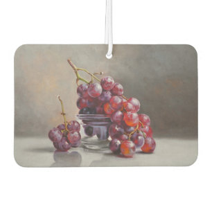 Désodorisant Pour Voiture Nature morte aux raisins rouges - d'après une pein