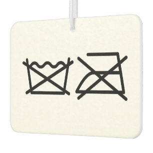 DÉSODORISANT POUR VOITURE NE LAVEZ PAS ! NE REFROIREZ PAS !