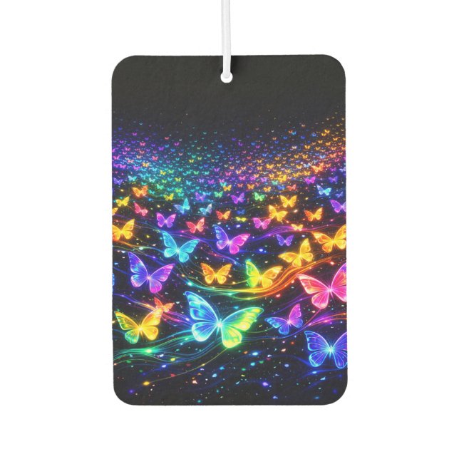 Désodorisant Pour Voiture Neonfarbene Schmetterlinge (Devant)