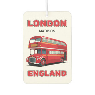 Désodorisant Pour Voiture Nom personnalisé Londres Angleterre