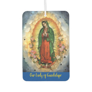 Désodorisant Pour Voiture Notre-Dame de Guadalupe et Jésus Sacred Heart Car